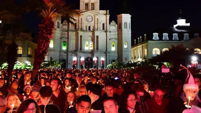 Caroling in Jackson Square