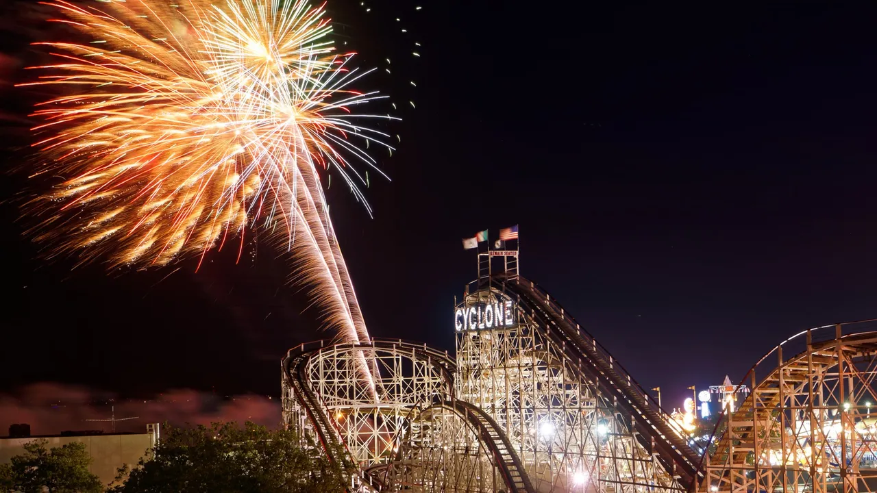 Coney Island Friday Night Fireworks