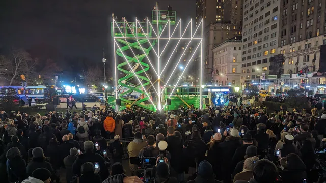 Fifth Avenue Hanukkah Menorah Lighting