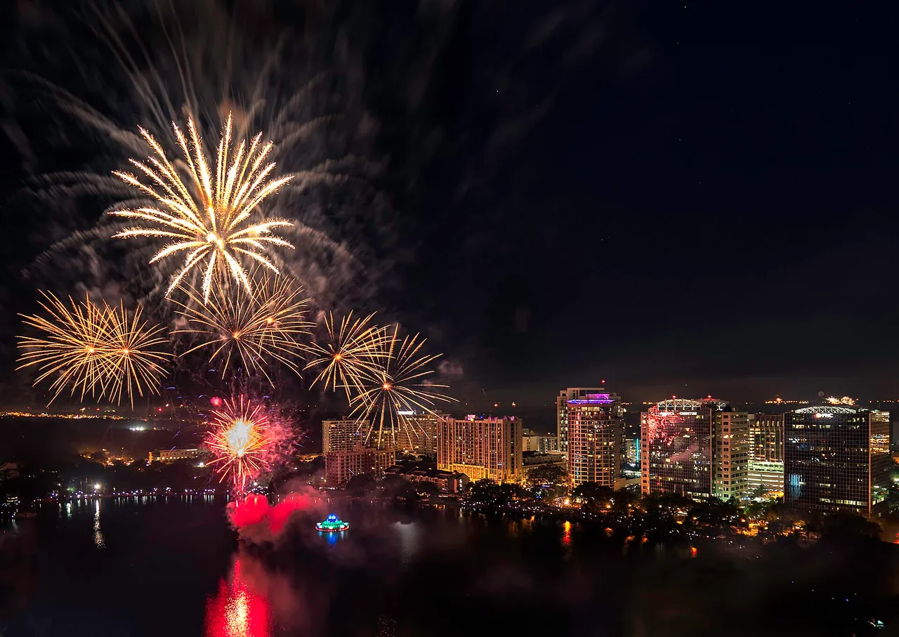 Fireworks at the Fountain