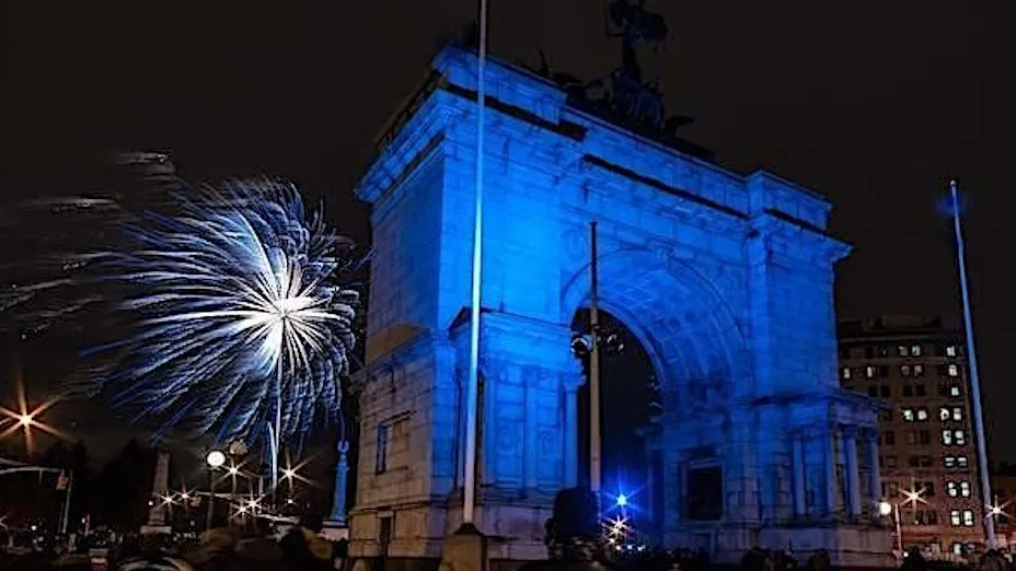 New Year's Eve Fireworks in Prospect Park