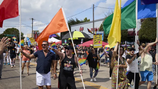 Pride in Dallas Parade on Cedar Springs