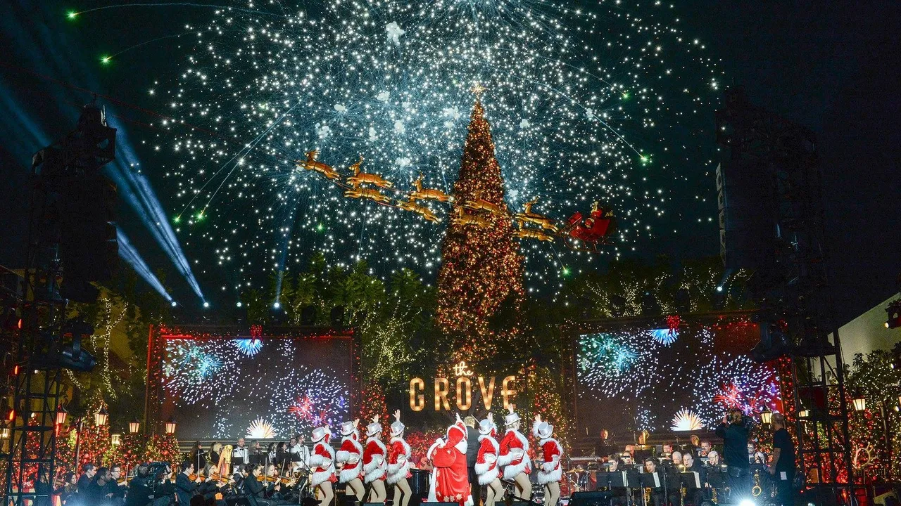 The Grove Tree Lighting, photo 1 of 3